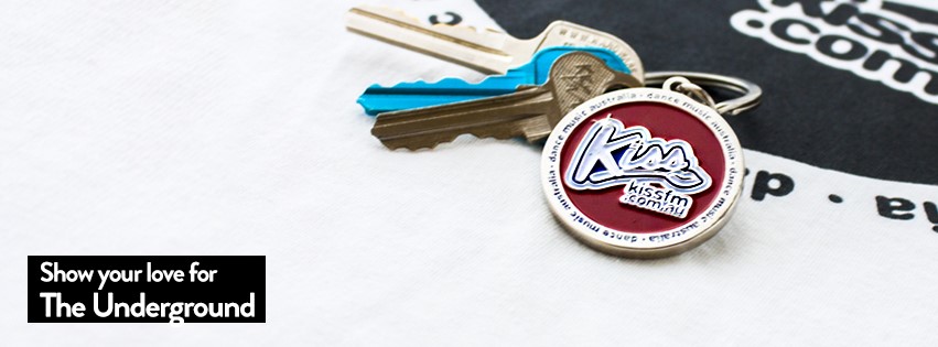 kiss keyring show your love for the underground
